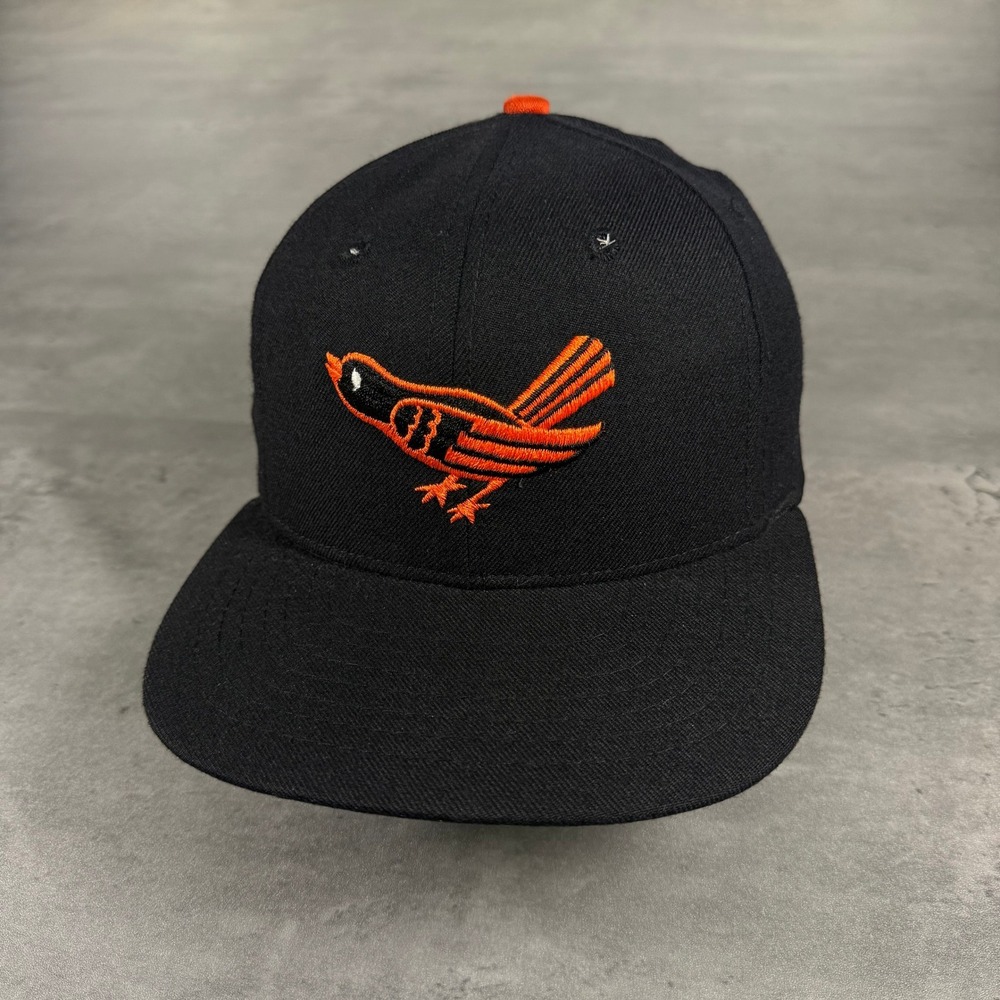 Vintage Baltimore‎ Orioles Hat Roman Pro Cap 7 1/4 Wool USA Made Fitted Baseball